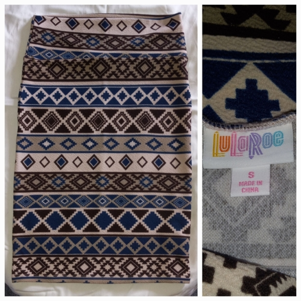 Lularoe printed skirt